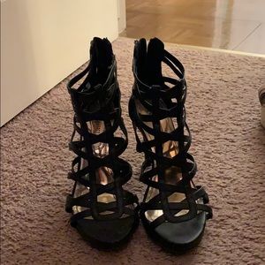 JLo: 6.5 Black Strap Stiletto